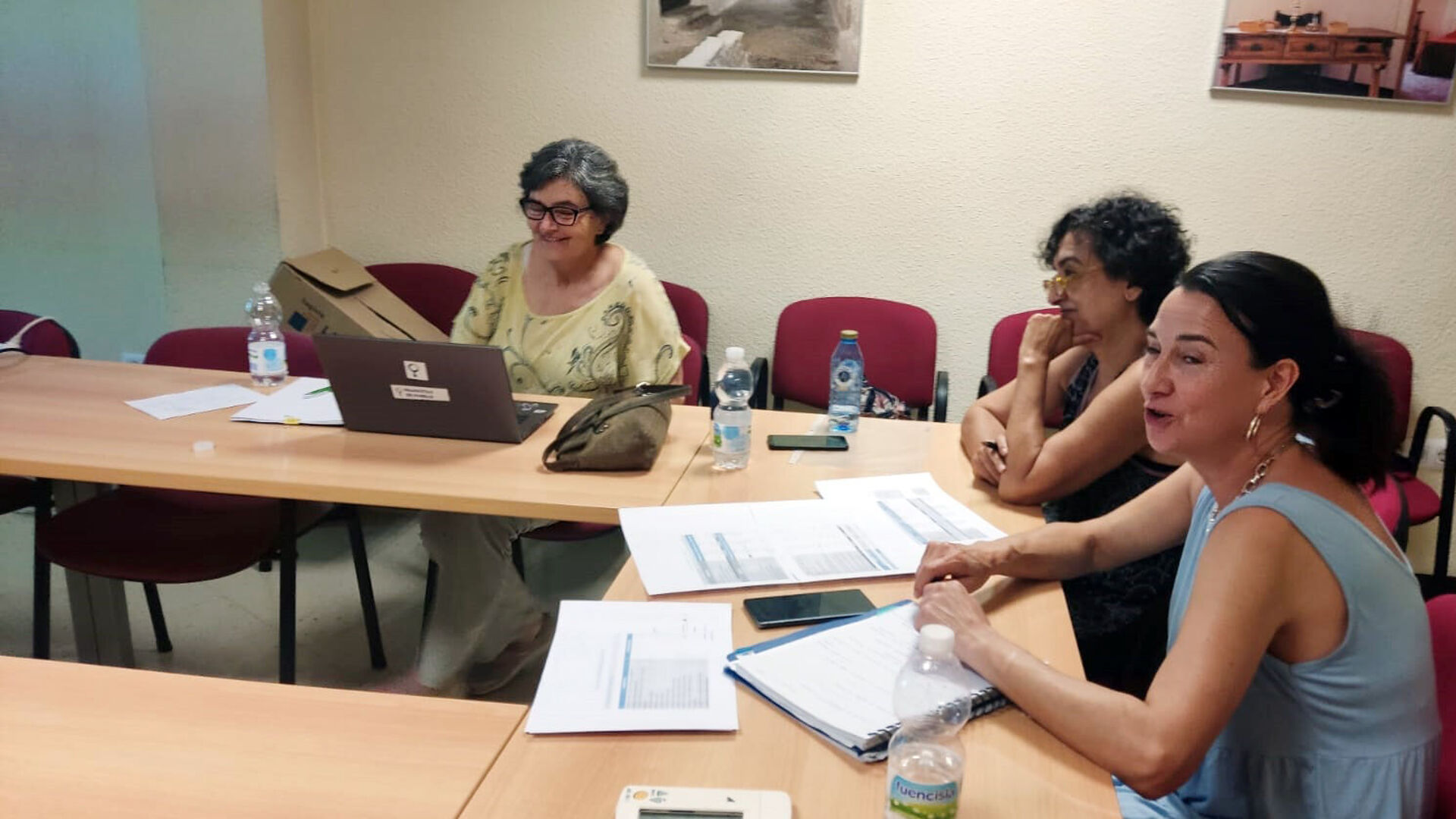 Las mujeres integrantes del proyecto Ocio Activo.