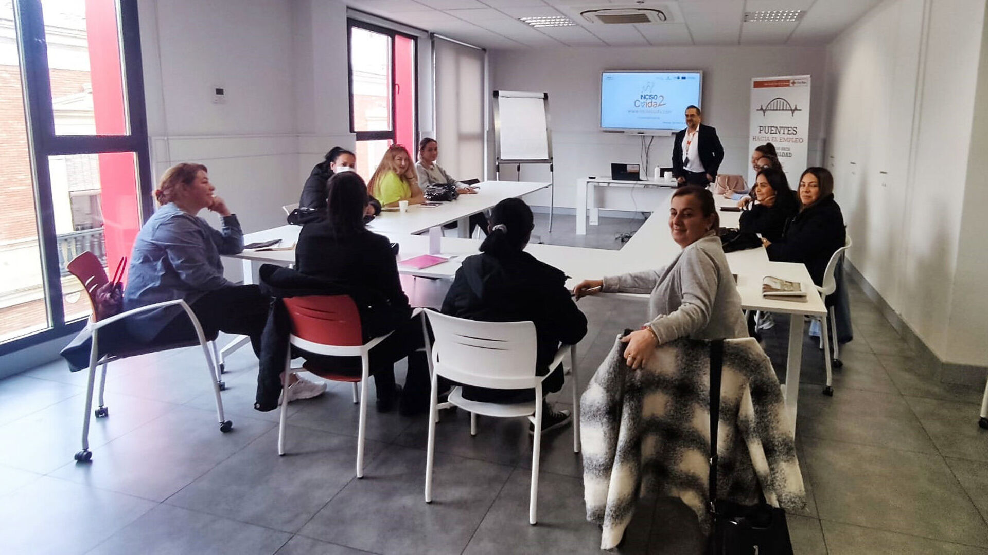 Alumnas en la jornada de orientación laboral en Ciudad Real.